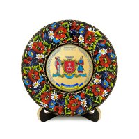 Тарілка - ВІННИЦЯ ГЕРБ ЗОЛОТО (ТД-01-17-012-980-071)