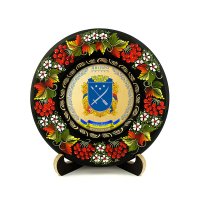 Тарілка - ДНІПРО ГЕРБ ЗОЛОТО (ТД-01-17-013-980-171)