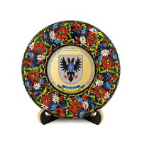Тарілка - ЧЕРНІГІВЩИНА ГЕРБ ЗОЛОТО (ТД-01-17-002-350-071)