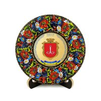 Тарілка - ОДЕСА ГЕРБ ЗОЛОТО (ТД-01-17-023-980-071) Тарілка - ОДЕСА ГЕРБ ЗОЛОТО (ТД-01-17-023-980-071)