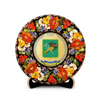 Тарілка - ХАРКІВ ГЕРБ ЗОЛОТО (ТД-01-17-030-980-131) Тарілка - ХАРКІВ ГЕРБ ЗОЛОТО (ТД-01-17-030-980-131)