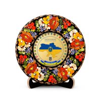 Тарілка - ХМЕЛЬНИЦЬКИЙ ГЕРБ КОЛАЖ (ТД-01-17-032-982-131)