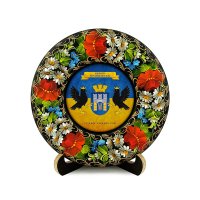 Тарілка - ІВАНО-ФРАНКІВСЬК ГЕРБ ПРАПОР (ТД-01-17-017-981-181)