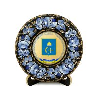Тарілка - СУМЩИНА ГЕРБ ЗОЛОТО (ТД-01-17-002-270-022) Тарілка - СУМЩИНА ГЕРБ ЗОЛОТО (ТД-01-17-002-270-022)
