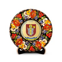 Тарілка - ЛУЦЬК ГЕРБ ЗОЛОТО (ТД-01-17-020-980-131)