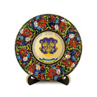 Тарілка - УЖГОРОД ГЕРБ ЗОЛОТО (ТД-01-17-029-980-071) Тарілка - УЖГОРОД ГЕРБ ЗОЛОТО (ТД-01-17-029-980-071)