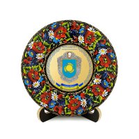 Тарілка - ЧЕРКАЩИНА ГЕРБ ЗОЛОТО (ТД-01-17-002-330-071)