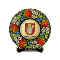 Тарілка - ЛУЦЬК ГЕРБ ЗОЛОТО (ТД-01-17-020-980-181)