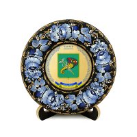 Тарілка - ХАРКІВ ГЕРБ ЗОЛОТО (ТД-01-17-030-980-022) Тарілка - ХАРКІВ ГЕРБ ЗОЛОТО (ТД-01-17-030-980-022)