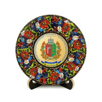 Тарілка - БУКОВИНА ГЕРБ ЗОЛОТО (ТД-01-17-002-340-071)