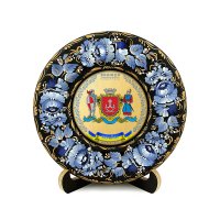 Тарілка - ВІННИЦЯ ГЕРБ ЗОЛОТО (ТД-01-17-012-980-022)