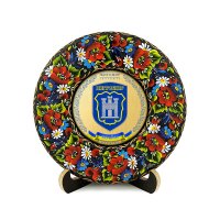Тарілка - ЖИТОМИР ГЕРБ ЗОЛОТО (ТД-01-17-015-980-071)