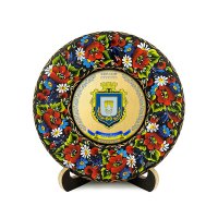 Тарілка - ХЕРСОН ГЕРБ ЗОЛОТО (ТД-01-17-031-980-071)