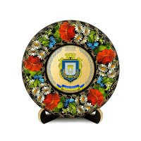 Тарілка - ХЕРСОН ГЕРБ ЗОЛОТО (ТД-01-17-031-980-181)