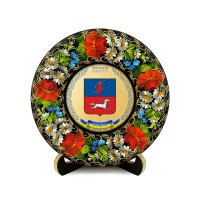 Тарілка - ЧЕРКАСИ ГЕРБ ЗОЛОТО (ТД-01-17-033-980-181)