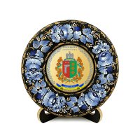 Тарілка - БУКОВИНА ГЕРБ ЗОЛОТО (ТД-01-17-002-340-022)