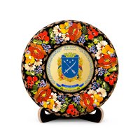 Тарілка - ДНІПРО ГЕРБ ЗОЛОТО (ТД-01-17-013-980-131) Тарілка - ДНІПРО ГЕРБ ЗОЛОТО (ТД-01-17-013-980-131)