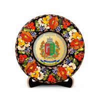 Тарілка - БУКОВИНА ГЕРБ ЗОЛОТО (ТД-01-17-002-340-131)