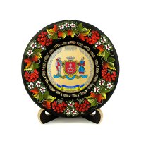 Тарілка - ВІННИЦЯ ГЕРБ ЗОЛОТО (ТД-01-17-012-980-171)