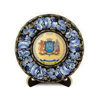 Тарілка - ЛЬВІВ ГЕРБ ЗОЛОТО (ТД-01-17-021-980-022) Тарілка - ЛЬВІВ ГЕРБ ЗОЛОТО (ТД-01-17-021-980-022)