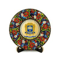 Тарілка - ТЕРНОПІЛЬ ГЕРБ ЗОЛОТО (ТД-01-17-028-980-071)
