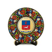 Тарілка - ЧЕРКАСИ ГЕРБ ЗОЛОТО (ТД-01-17-033-980-071)