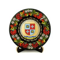 Тарілка - ВІННИЧЧИНА ГЕРБ ЗОЛОТО (ТД-01-17-002-120-171)