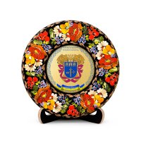 Тарілка - ТЕРНОПІЛЬЩИНА ГЕРБ ЗОЛОТО (ТД-01-17-002-280-131) Тарілка - ТЕРНОПІЛЬЩИНА ГЕРБ ЗОЛОТО (ТД-01-17-002-280-131)