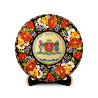 Тарілка - ВІННИЦЯ ГЕРБ ЗОЛОТО (ТД-01-17-012-980-131)