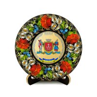 Тарілка - ВІННИЦЯ ГЕРБ ЗОЛОТО (ТД-01-17-012-980-181)