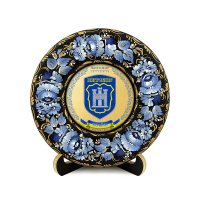 Тарілка - ЖИТОМИР ГЕРБ ЗОЛОТО (ТД-01-17-015-980-022)