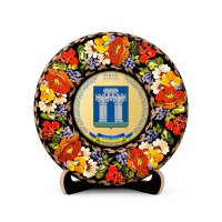 Тарілка - РІВНЕ ГЕРБ ЗОЛОТО (ТД-01-17-025-980-131) Тарілка - РІВНЕ ГЕРБ ЗОЛОТО (ТД-01-17-025-980-131)