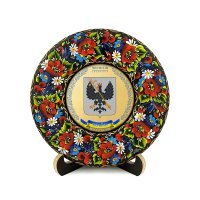 Тарілка - ЧЕРНІГІВ ГЕРБ ЗОЛОТО (ТД-01-17-035-980-071)