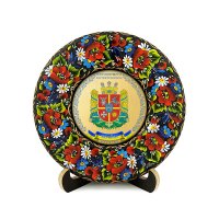 Тарілка - ЖИТОМИРЩИНА ГЕРБ ЗОЛОТО (ТД-01-17-002-150-071) Тарілка - ЖИТОМИРЩИНА ГЕРБ ЗОЛОТО (ТД-01-17-002-150-071)