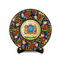 Тарілка - ЛЬВІВ ГЕРБ ЗОЛОТО (ТД-01-17-021-980-071) Тарілка - ЛЬВІВ ГЕРБ ЗОЛОТО (ТД-01-17-021-980-071)