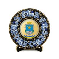 Тарілка - МИКОЛАЇВЩИНА ГЕРБ ЗОЛОТО (ТД-01-17-002-220-022) Тарілка - МИКОЛАЇВЩИНА ГЕРБ ЗОЛОТО (ТД-01-17-002-220-022)