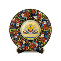 Тарілка - КРОПИВНИЦЬКИЙ ГЕРБ ЗОЛОТО (ТД-01-17-018-980-071) Тарілка - КРОПИВНИЦЬКИЙ ГЕРБ ЗОЛОТО (ТД-01-17-018-980-071)