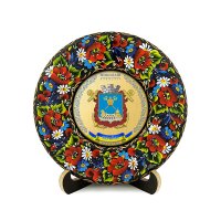 Тарілка - МИКОЛАЇВ ГЕРБ ЗОЛОТО (ТД-01-17-022-980-071)