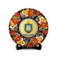 Тарілка - ХЕРСОН ГЕРБ ЗОЛОТО (ТД-01-17-031-980-131)