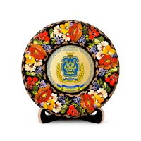 Тарілка - ХЕРСОНЩИНА ГЕРБ ЗОЛОТО (ТД-01-17-002-310-131)