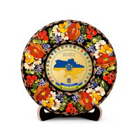 Тарілка - ДНІПРО ГЕРБ КОЛАЖ (ТД-01-17-013-982-131) Тарілка - ДНІПРО ГЕРБ КОЛАЖ (ТД-01-17-013-982-131)