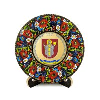 Тарілка - ЛУЦЬК ГЕРБ ЗОЛОТО (ТД-01-17-020-980-071)