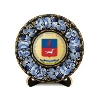 Тарілка - ЧЕРКАСИ ГЕРБ ЗОЛОТО (ТД-01-17-033-980-022)