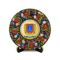 Тарілка - ОДЕЩИНА ГЕРБ ЗОЛОТО (ТД-01-17-002-230-071) Тарілка - ОДЕЩИНА ГЕРБ ЗОЛОТО (ТД-01-17-002-230-071)