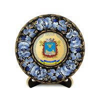 Тарілка - МИКОЛАЇВ ГЕРБ ЗОЛОТО (ТД-01-17-022-980-022)