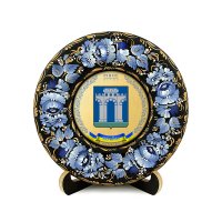 Тарілка - РІВНЕ ГЕРБ ЗОЛОТО (ТД-01-17-025-980-022) Тарілка - РІВНЕ ГЕРБ ЗОЛОТО (ТД-01-17-025-980-022)