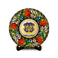 Тарілка - УЖГОРОД ГЕРБ ЗОЛОТО (ТД-01-17-029-980-181) Тарілка - УЖГОРОД ГЕРБ ЗОЛОТО (ТД-01-17-029-980-181)