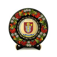 Тарілка - ЛУЦЬК ГЕРБ ЗОЛОТО (ТД-01-17-020-980-171)
