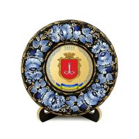 Тарілка - ОДЕСА ГЕРБ ЗОЛОТО (ТД-01-17-023-980-022) Тарілка - ОДЕСА ГЕРБ ЗОЛОТО (ТД-01-17-023-980-022)