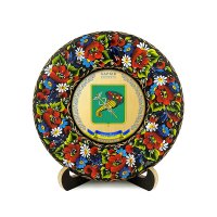 Тарілка - ХАРКІВ ГЕРБ ЗОЛОТО (ТД-01-17-030-980-071) Тарілка - ХАРКІВ ГЕРБ ЗОЛОТО (ТД-01-17-030-980-071)